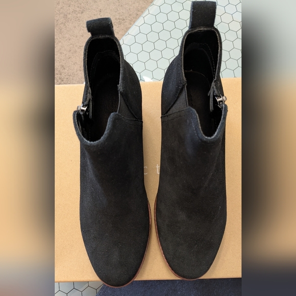 Sanctuary Evolve Women's Black Suede Ankle Boots - Picture 9 of 9